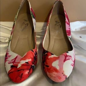Floral heels